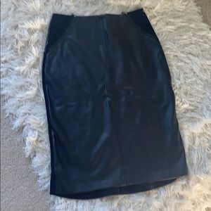 Leather skirt